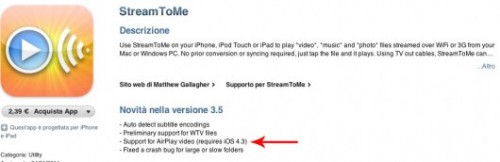 Prima applicazione approvata per iOS 4.3